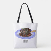 Abbildung des Cartoon des Lammes Tasche (Rückseite)