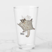 Abbildung des Cartoon des Zuckers Glas (Rückseite)