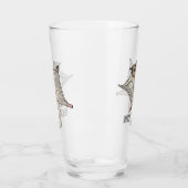 Abbildung des Cartoon des Zuckers Glas (Links)