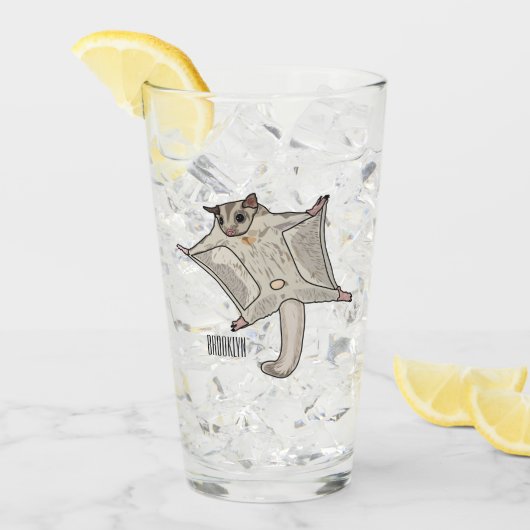 Abbildung des Cartoon des Zuckers Glas (Vorderseite Ice)