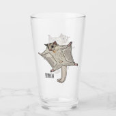 Abbildung des Cartoon des Zuckers Glas (Vorderseite)
