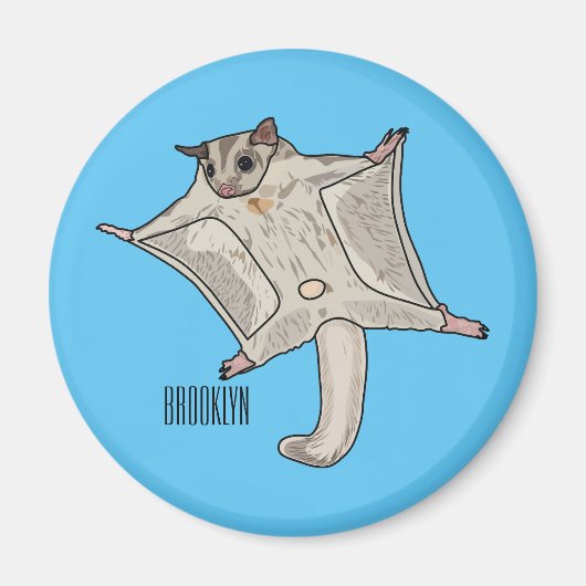 Abbildung des Cartoon des Zuckers Magnet (Vorne)