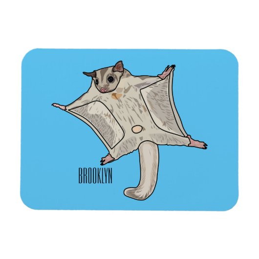 Abbildung des Cartoon des Zuckers Magnet (Horizontal)