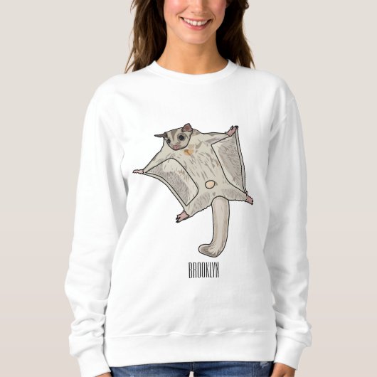 Abbildung des Cartoon des Zuckers Sweatshirt (Vorderseite)