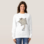 Abbildung des Cartoon des Zuckers Sweatshirt (Vorne ganz)