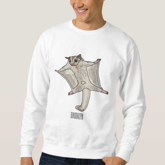 Abbildung des Cartoon des Zuckers Sweatshirt (Vorderseite)