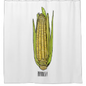 Abbildung des Cartoon Duschvorhang (Vorderseite)