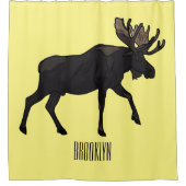 Abbildung des Cartoon Duschvorhang (Vorderseite)