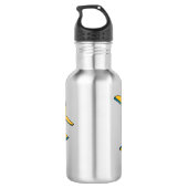 Abbildung des Cartoon Edelstahlflasche (Rückseite)