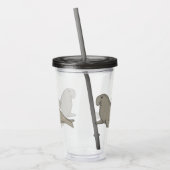 Abbildung des Cartoon eines Elephant-Siegels Acryltrinkbecher (Links)