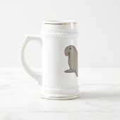 Abbildung des Cartoon eines Elephant-Siegels Bierglas (Links)