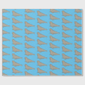 Abbildung des Cartoon eines Elephant-Siegels Geschenkpapier (Flach)