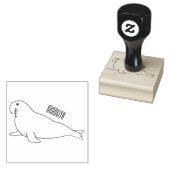 Abbildung des Cartoon eines Elephant-Siegels Gummistempel (Stempel)