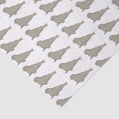 Abbildung des Cartoon eines Elephant-Siegels Seidenpapier (Ausschnitt)