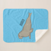 Abbildung des Cartoon eines Elephant-Siegels Sherpadecke (Vorderseite (Horizontal))