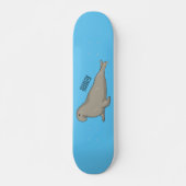 Abbildung des Cartoon eines Elephant-Siegels Skateboard (Vorne)