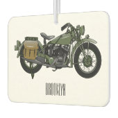 Abbildung des Cartoon eines Militärkreuzers Autolufterfrischer (Links)