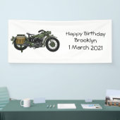 Abbildung des Cartoon eines Militärkreuzers Banner (Messe)