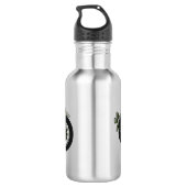 Abbildung des Cartoon eines Militärkreuzers Edelstahlflasche (Rückseite)