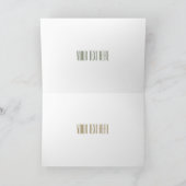 Abbildung des Cartoon eines Militärkreuzers Karte (Innenseite)