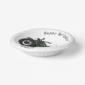 Abbildung des Cartoon eines Militärkreuzers Pappteller (Gewinkelt)