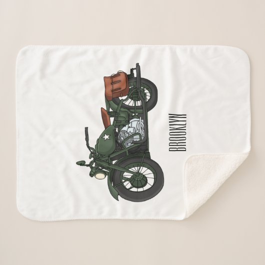 Abbildung des Cartoon eines Militärkreuzers Sherpadecke (Vorderseite (Horizontal))