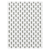 Abbildung des Cartoon eines Militärkreuzers Tischdecke (Vorderseite)