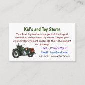 Abbildung des Cartoon eines Militärkreuzers Visitenkarte (Vorderseite)