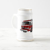 Abbildung des Cartoon eines Motors Bierglas (Vorderseite Links)