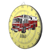 Abbildung des Cartoon eines Motors Dartscheibe (Vorderseite rechts)