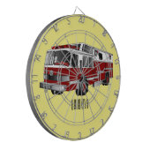 Abbildung des Cartoon eines Motors Dartscheibe (Vorderseite Links)