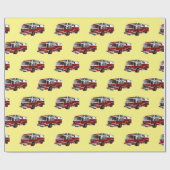 Abbildung des Cartoon eines Motors Geschenkpapier (Flach)