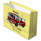 Abbildung des Cartoon eines Motors Große Geschenktüte (Vorderseite Schrägansicht)