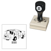 Abbildung des Cartoon eines Motors Gummistempel (Stempel)