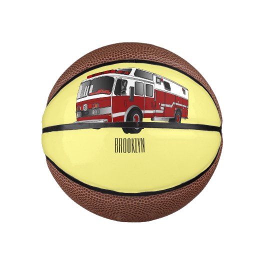 Abbildung des Cartoon eines Motors Mini Basketball (Vorderseite)