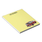 Abbildung des Cartoon eines Motors Notizblock (angewinkelt)