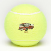 Abbildung des Cartoon eines Motors Tennisbälle (Rückseite)