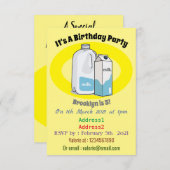 Abbildung des Cartoon Einladung (Vorne/Hinten)