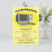 Abbildung des Cartoon Einladung (Stehend Vorderseite)