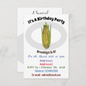 Abbildung des Cartoon Einladung (Vorne/Hinten)