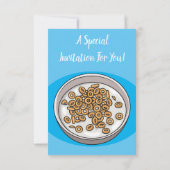 Abbildung des Cartoon Einladung (Rückseite)