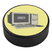 Abbildung des Cartoon Eishockey Puck (3/4)