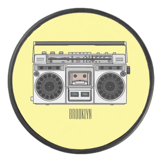 Abbildung des Cartoon Eishockey Puck (Vorderseite)