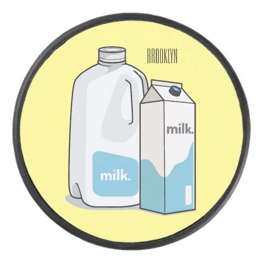 Abbildung des Cartoon Eishockey Puck (Vorderseite)