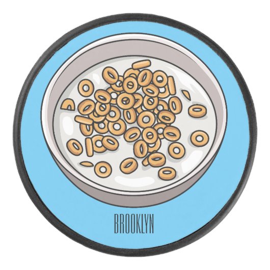 Abbildung des Cartoon Eishockey Puck (Vorderseite)