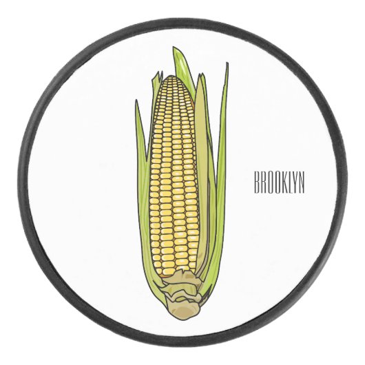 Abbildung des Cartoon Eishockey Puck (Vorderseite)