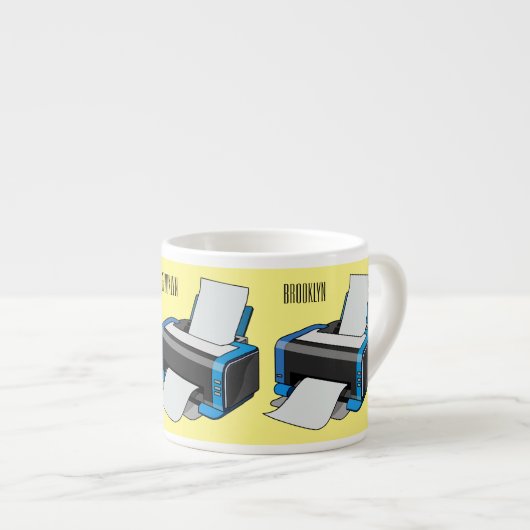 Abbildung des Cartoon Espressotasse (Vorderseite Rechts)