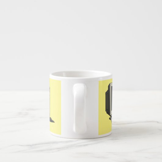 Abbildung des Cartoon Espressotasse (Rückseite)