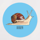 Abbildung des Cartoon Etiketten (Design 2)