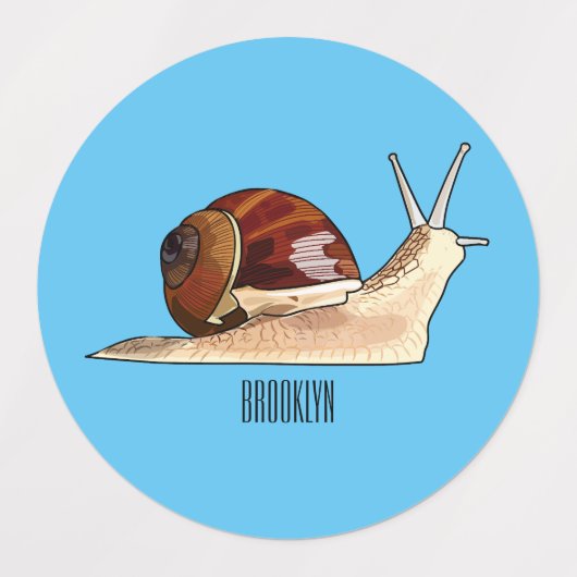 Abbildung des Cartoon Etiketten (Design 1)